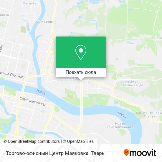 Карта Торгово-офисный Центр Маяковка
