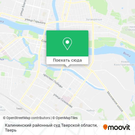 Карта Калининский районный суд Тверской области