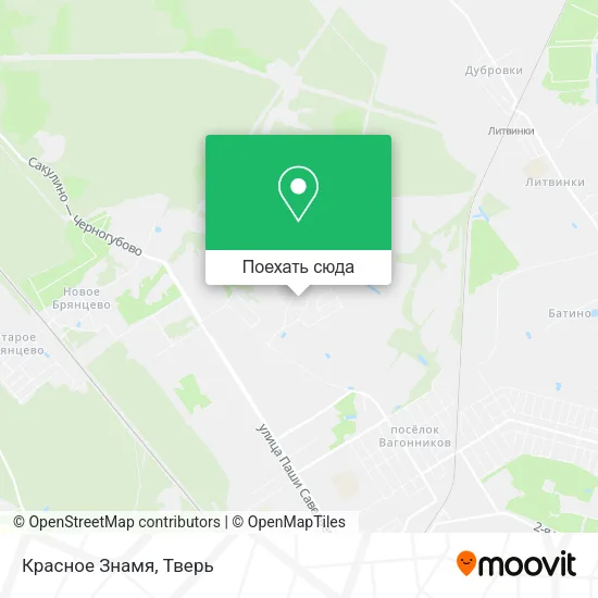 Карта Красное Знамя