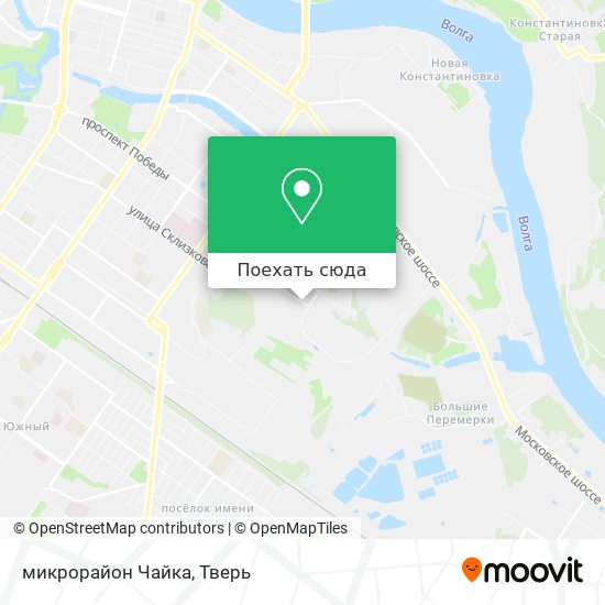 Карта микрорайон Чайка
