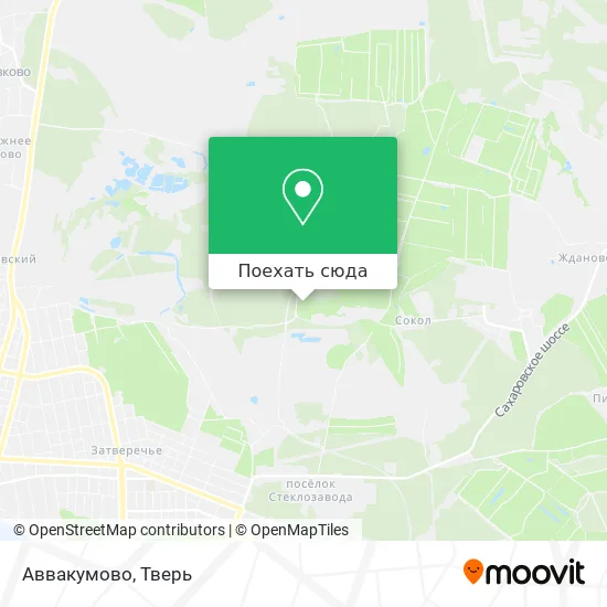 Карта Аввакумово