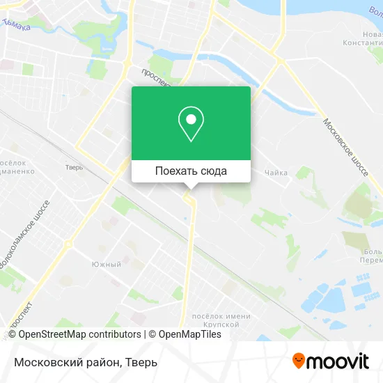 Карта Московский район