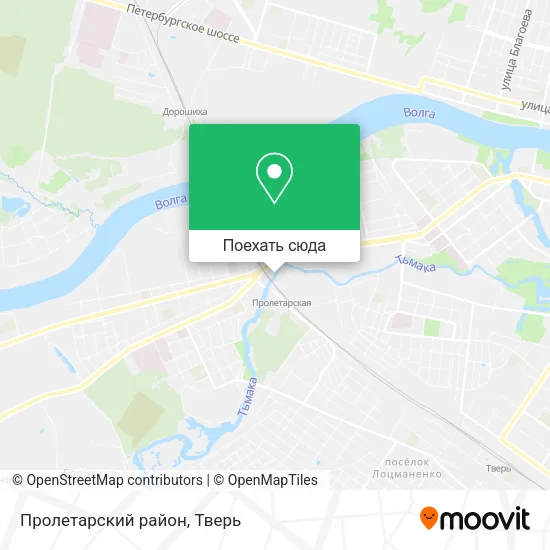 Карта Пролетарский район