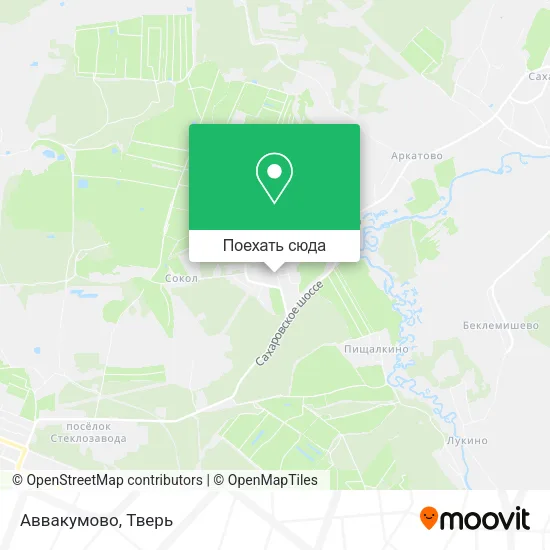 Карта Аввакумово