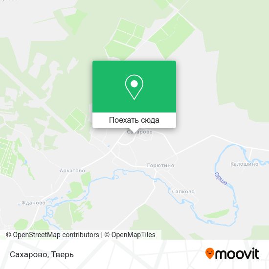 Карта Сахарово