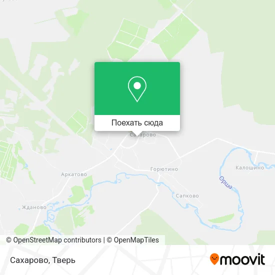 Карта Сахарово