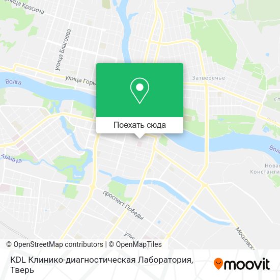 Карта KDL Клинико-диагностическая Лаборатория