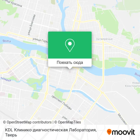 Карта KDL Клинико-диагностическая Лаборатория