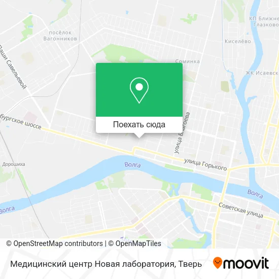 Карта Медицинский центр  Новая лаборатория