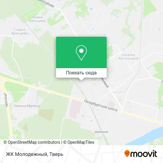 Карта ЖК Молодежный