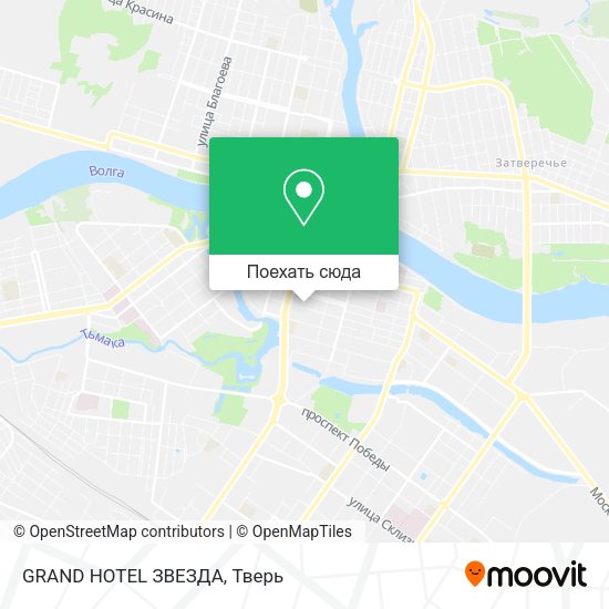 Карта GRAND HOTEL ЗВЕЗДА