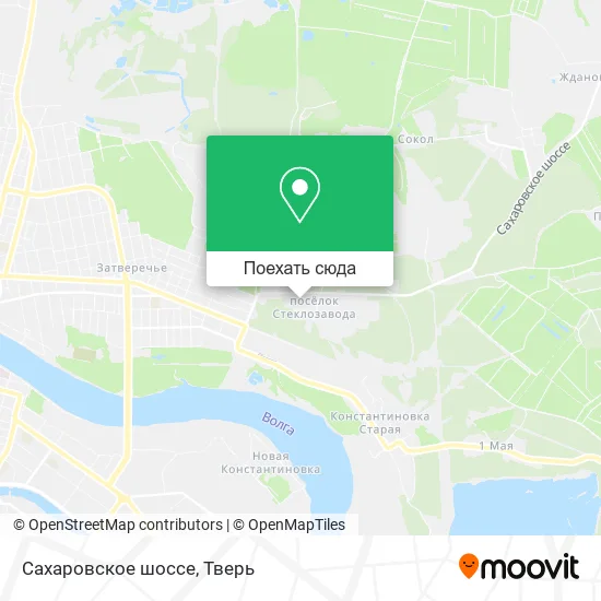 Карта Сахаровское шоссе