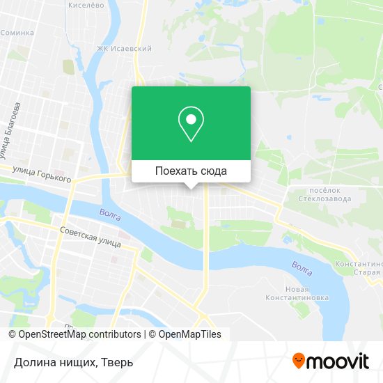 Карта Долина нищих