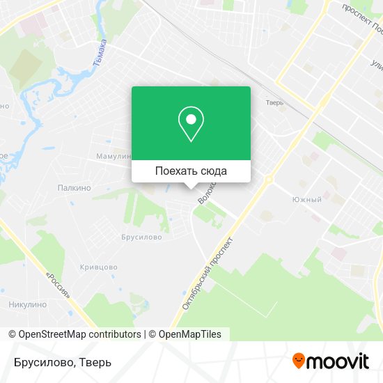 Карта Брусилово