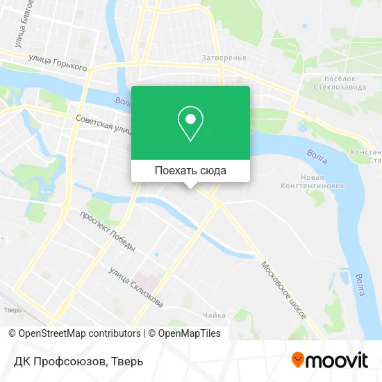 Карта ДК Профсоюзов