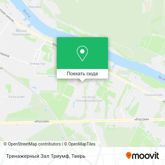 Карта Тренажерный Зал Триумф