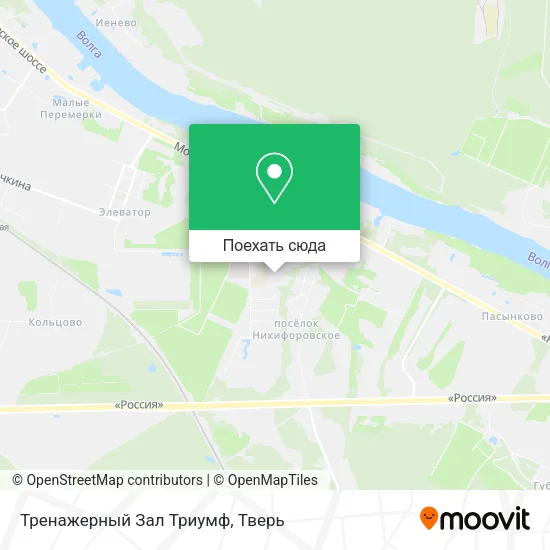 Карта Тренажерный Зал Триумф