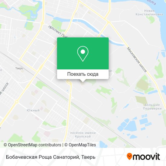 Карта Бобачевская Роща Санаторий