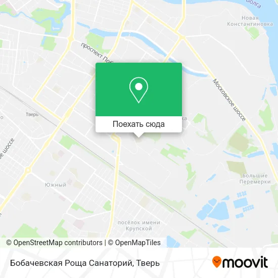 Карта Бобачевская Роща Санаторий