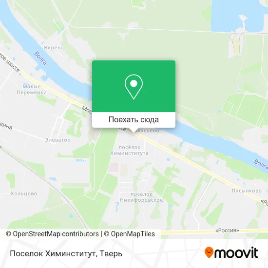 Карта Поселок Химинститут