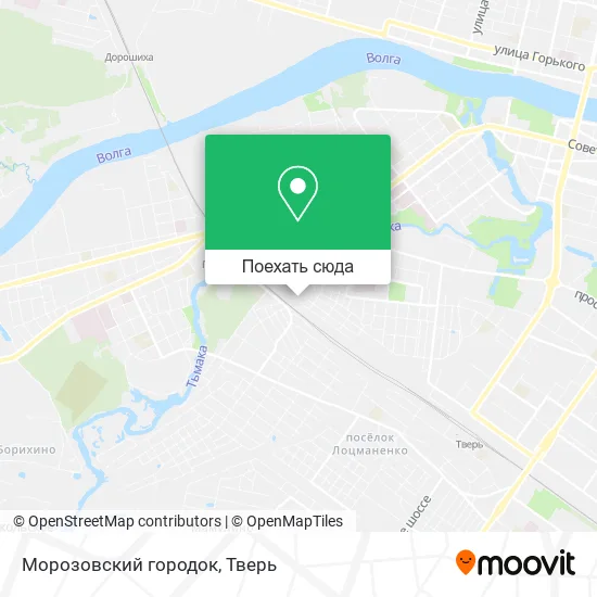Карта Морозовский городок
