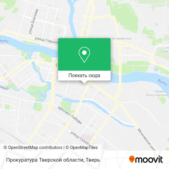 Карта Прокуратура Тверской области