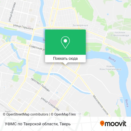Карта УФМС по Тверской области