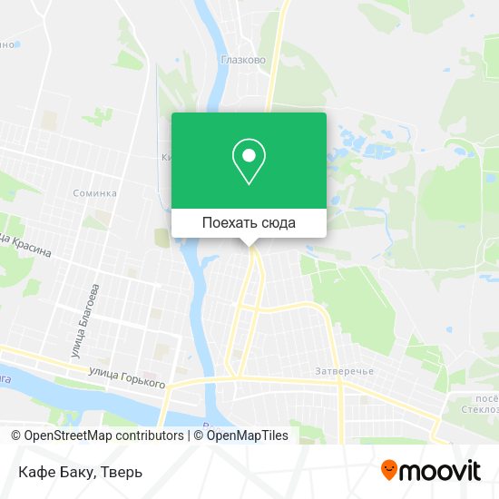 Карта Кафе Баку