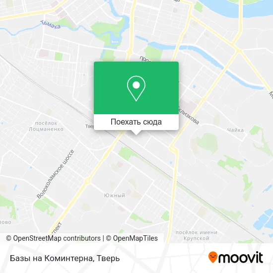 Карта Базы на Коминтерна
