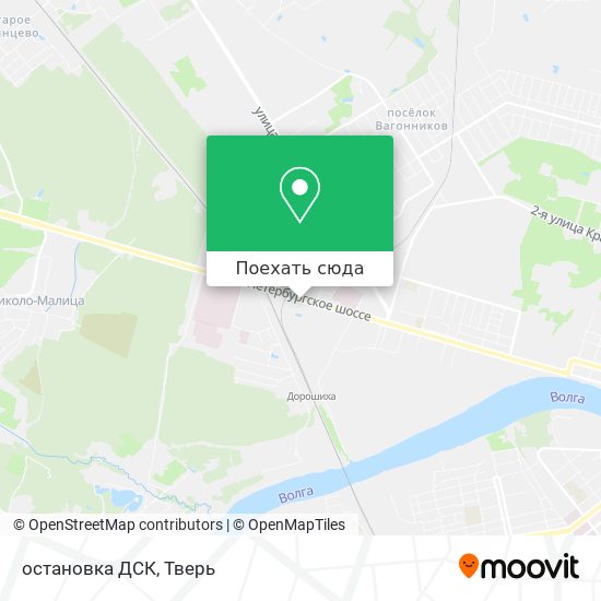 Карта остановка ДСК