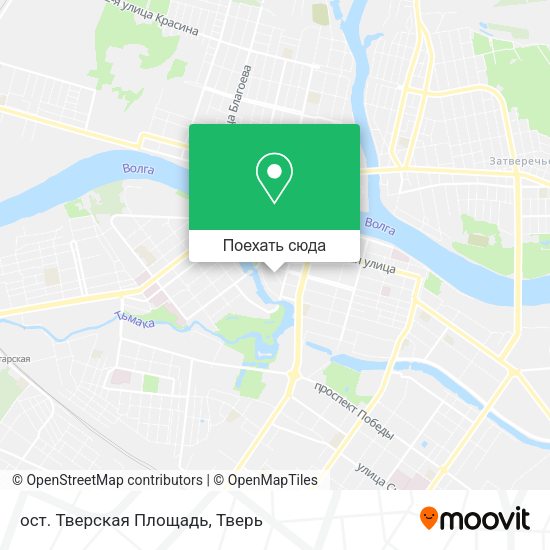 Карта ост. Тверская Площадь