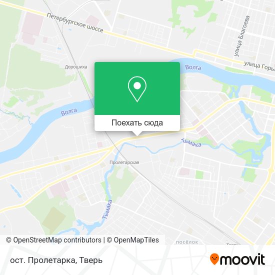 Карта ост. Пролетарка