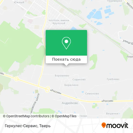 Карта Геркулес-Сервис
