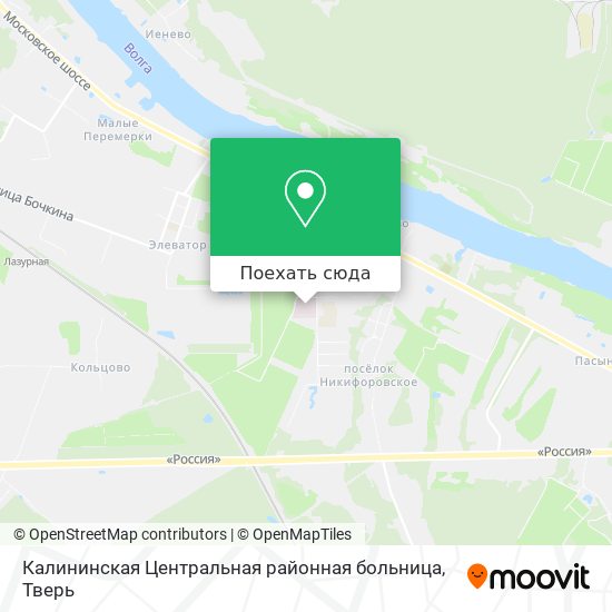 Карта Калининская Центральная районная больница