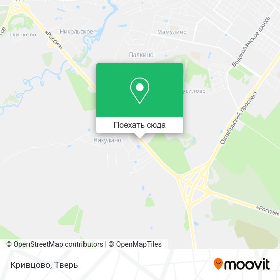 Карта Кривцово