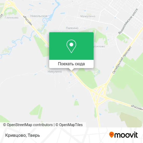 Карта Кривцово