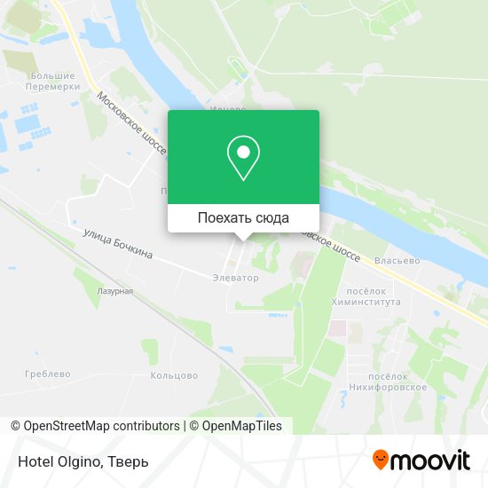 Карта Hotel Olgino
