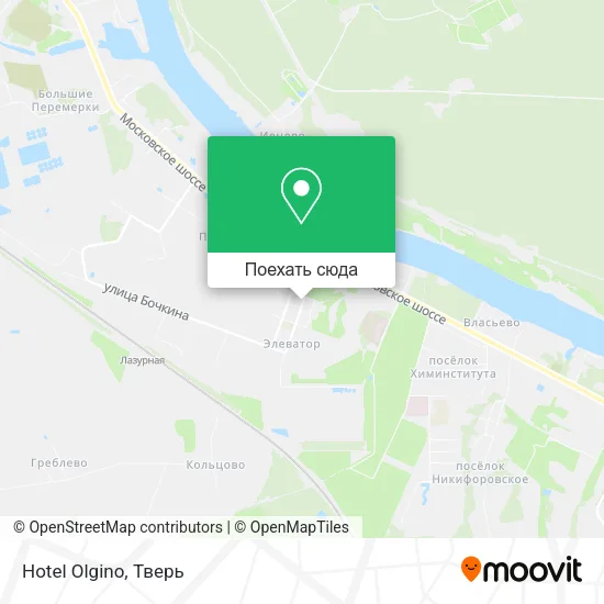 Карта Hotel Olgino