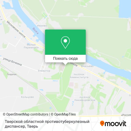 Карта Тверской областной противотуберкулезный диспансер