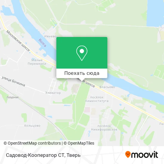 Карта Садовод-Кооператор СТ
