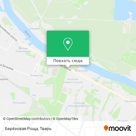 Карта Берёзовая Роща