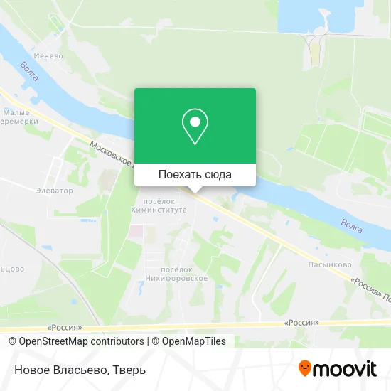 Карта Новое Власьево