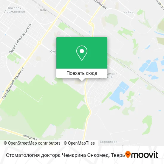 Карта Стоматология доктора Чемарина Онкомед