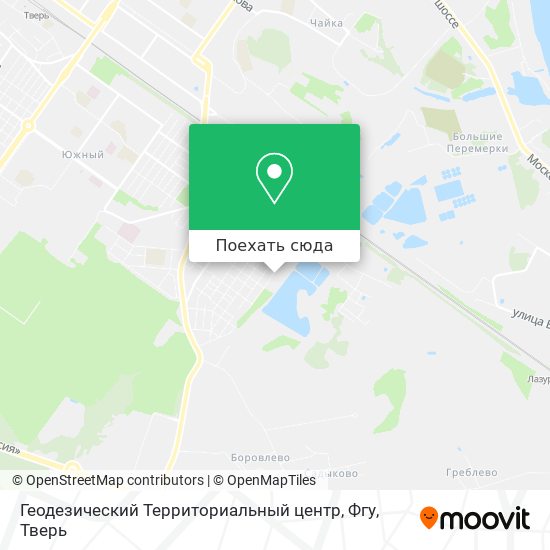 Карта Геодезический Территориальный центр, Фгу