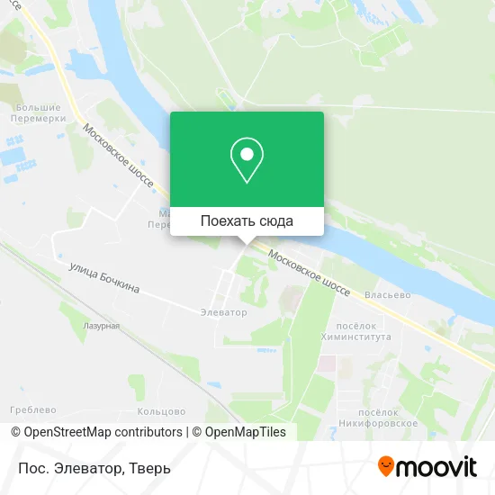 Карта Пос. Элеватор