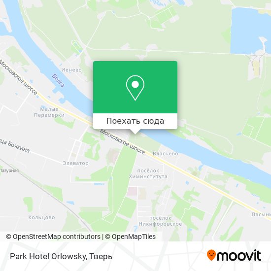 Карта Park Hotel Orlowsky