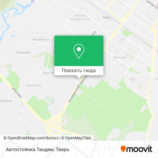 Карта Автостоянка Тандем