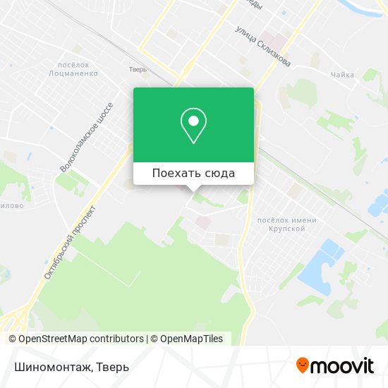 Карта Шиномонтаж