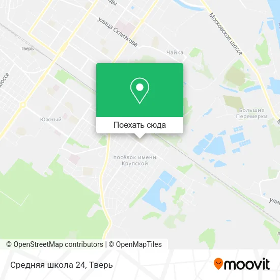Карта Средняя школа 24