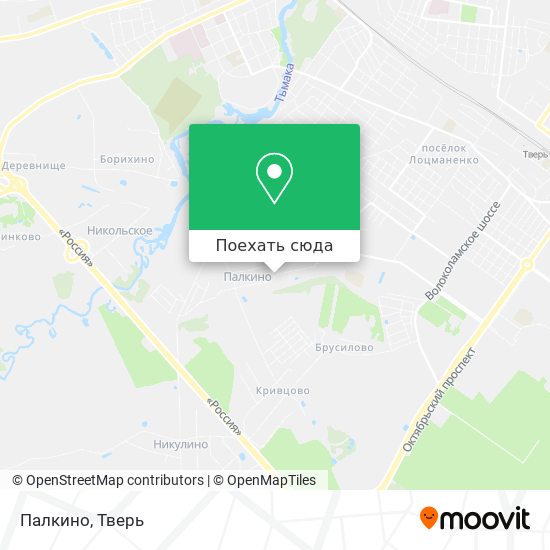 Карта Палкино